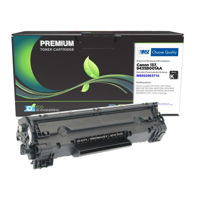 MSE Remanufactured Toner Cartridge for Canon 137 (9435B001AA)