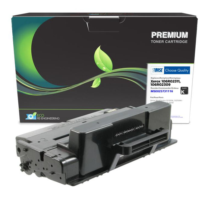 MSE Remanufactured High Yield Toner Cartridge for Xerox 106R02311/106R02309